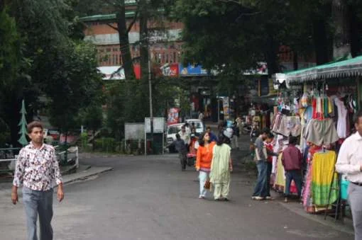 Mall Road Shimla Pedestrian Promenade and Colonial Architecture