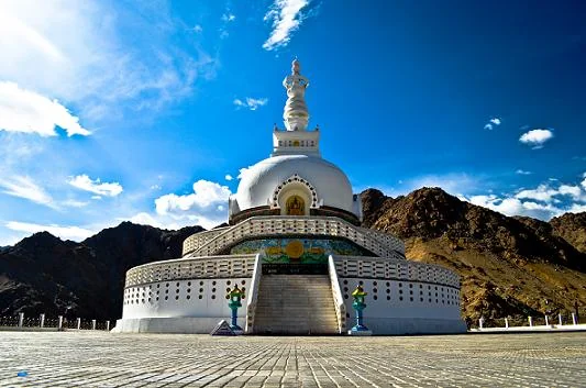 Buddhist Sacred Stupa Architecture and Tibetan Frescoes