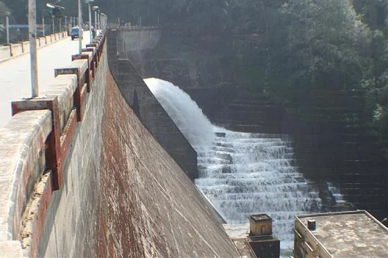 Mattupetty Dam Reservoir and Mountain Valleys Near Photo Point