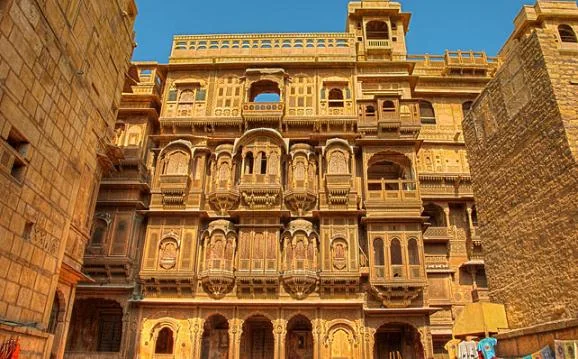 Carved Sandstone Haveli Facades and Heritage Architecture in Rajasthan