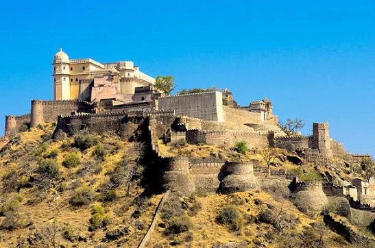 Historic Hilltop Fortresses and Mountain Vistas in India