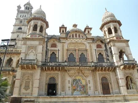 Makarpura Palace Three-Storey Italian Renaissance Facade in Vadodara Gujarat