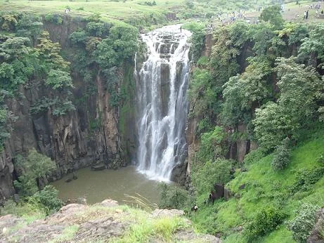 Patalpani Waterfalls Monsoon Cascade in Mhow Indore Madhya Pradesh