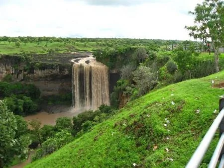 Tincha Falls 300-Foot Monsoon Cascade near Indore Madhya Pradesh
