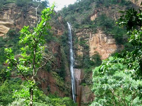 Rajat Prapat Silver Falls 350-Foot Waterfall in Pachmarhi Madhya Pradesh