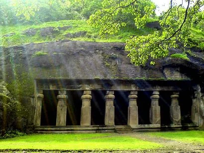 Elephanta Caves UNESCO World Heritage Trimurti Sadashiva Sculpture in Mumbai