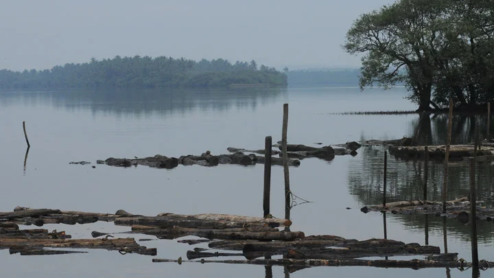 Valapattanam River Tidal Waters and Historic Port in Kannur Kerala