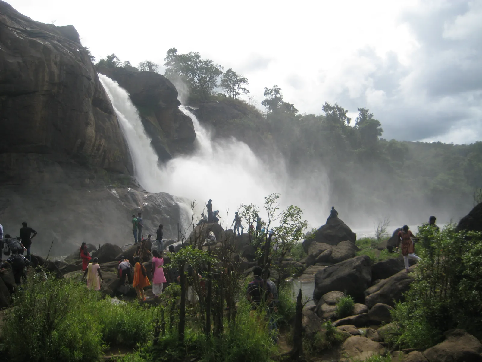 Athirappally Cascading Waterfalls and Western Ghats Rainforests in Kerala