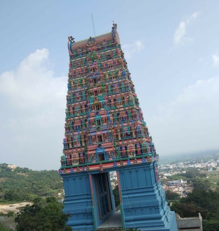 Tiruttani Townscape and Nagari Hills Foothills