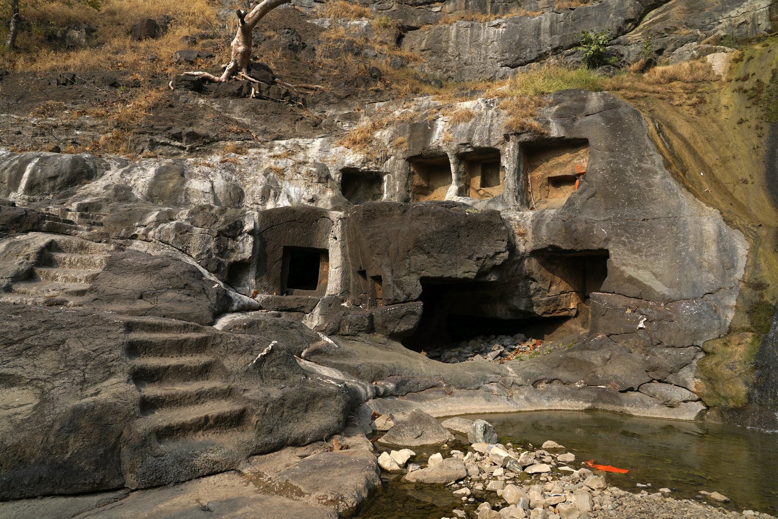 Ajanta Mountain Ridge and Marathwada Farmlands