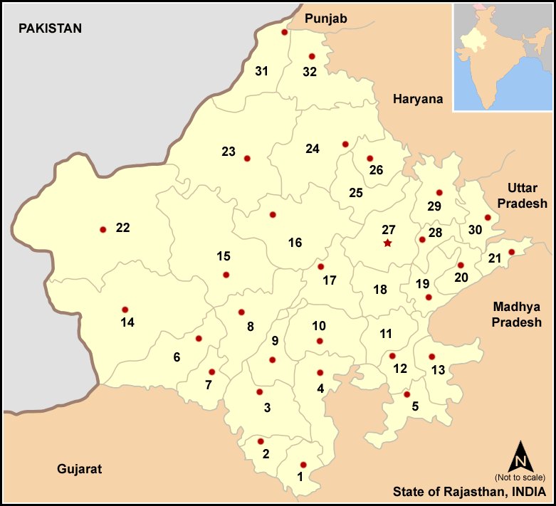 Jakham Dam and Anoopura Hill Reservoir