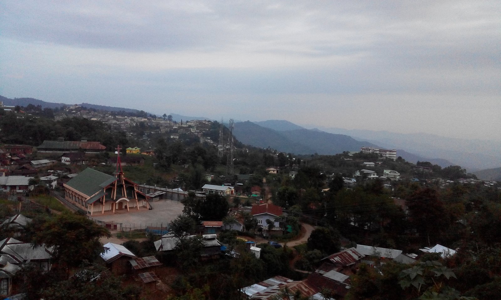 Totsu Cliff and Lotha Naga Hills