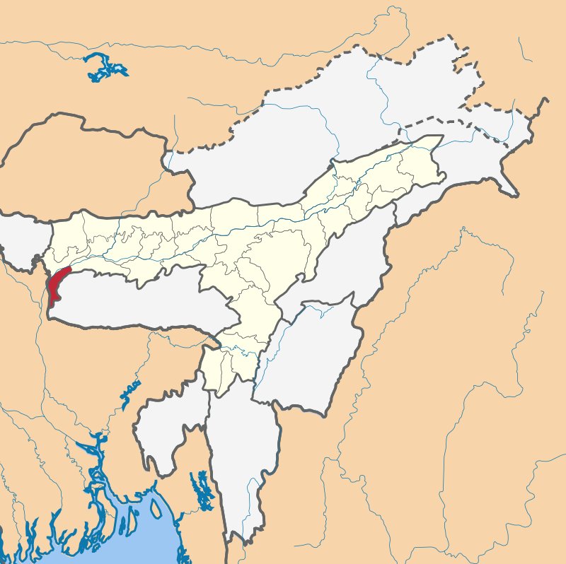 Mankachar Riverfront and Garo Hills Border View