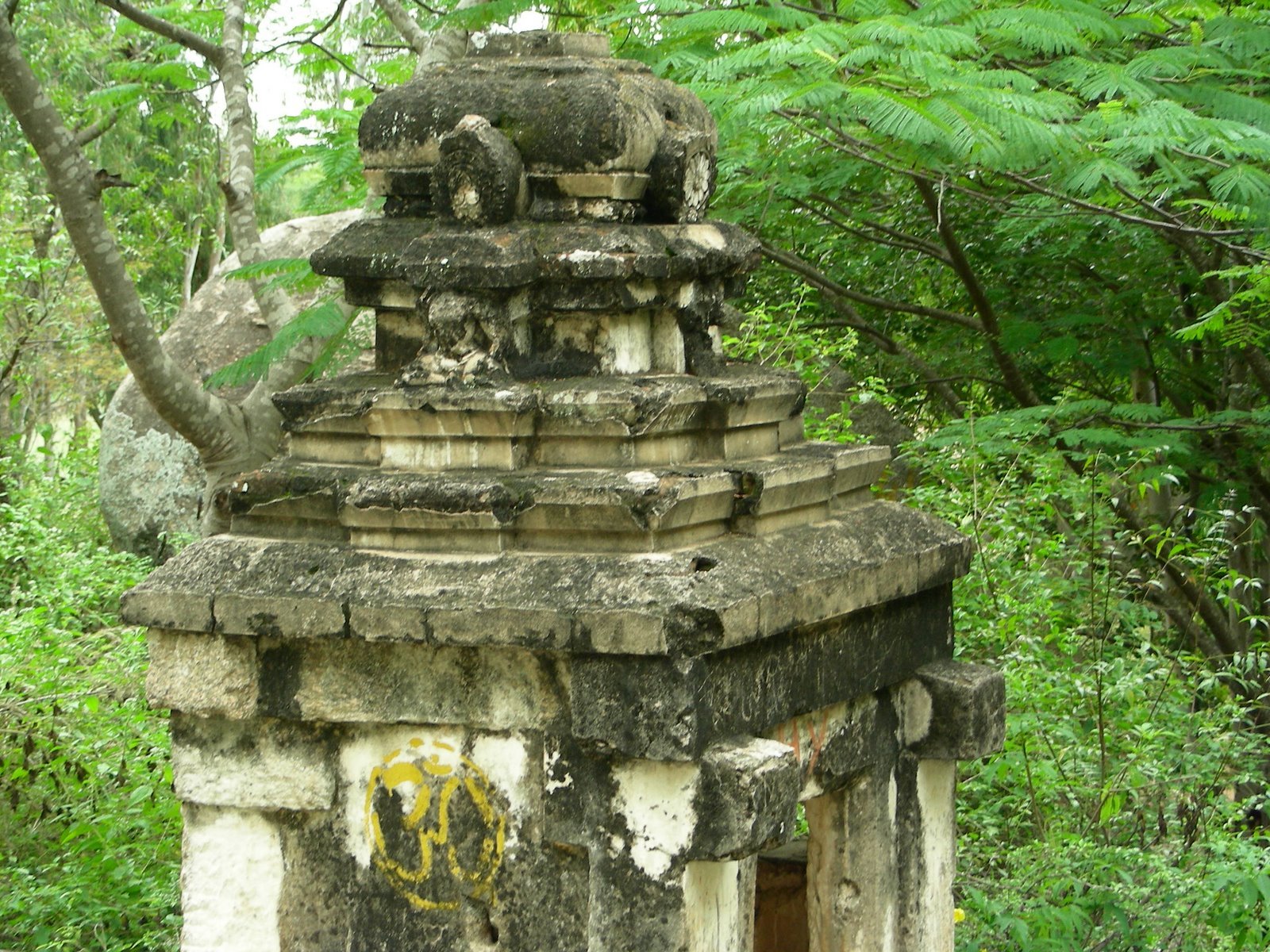 Carved Stone Pillars of Madhugiri Temple