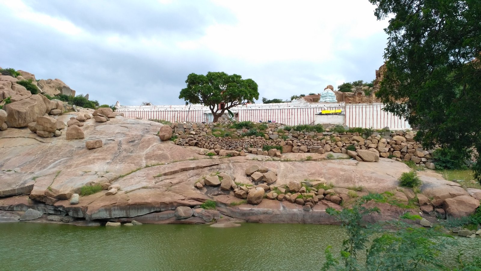 Mallayya Temple Sacred Pond Tekkalakote