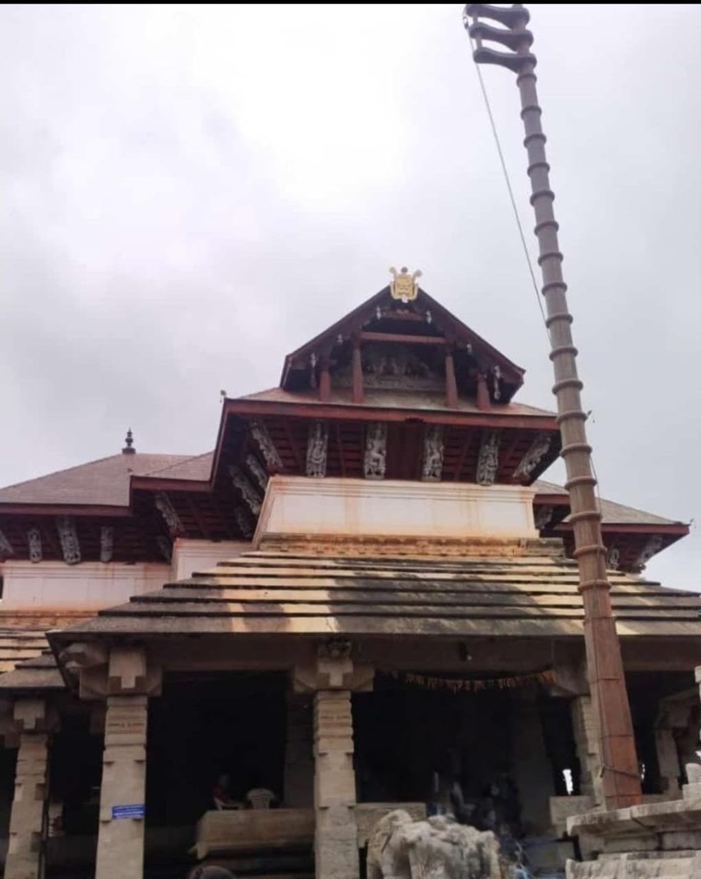 Thousand Pillar Temple Granite Carvings Moodabidri