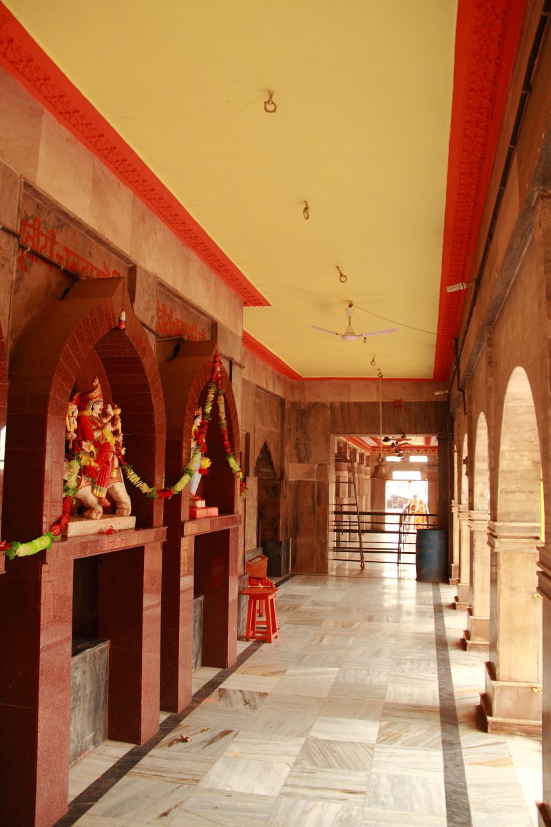 Patan Devi Temple Corridor Idols