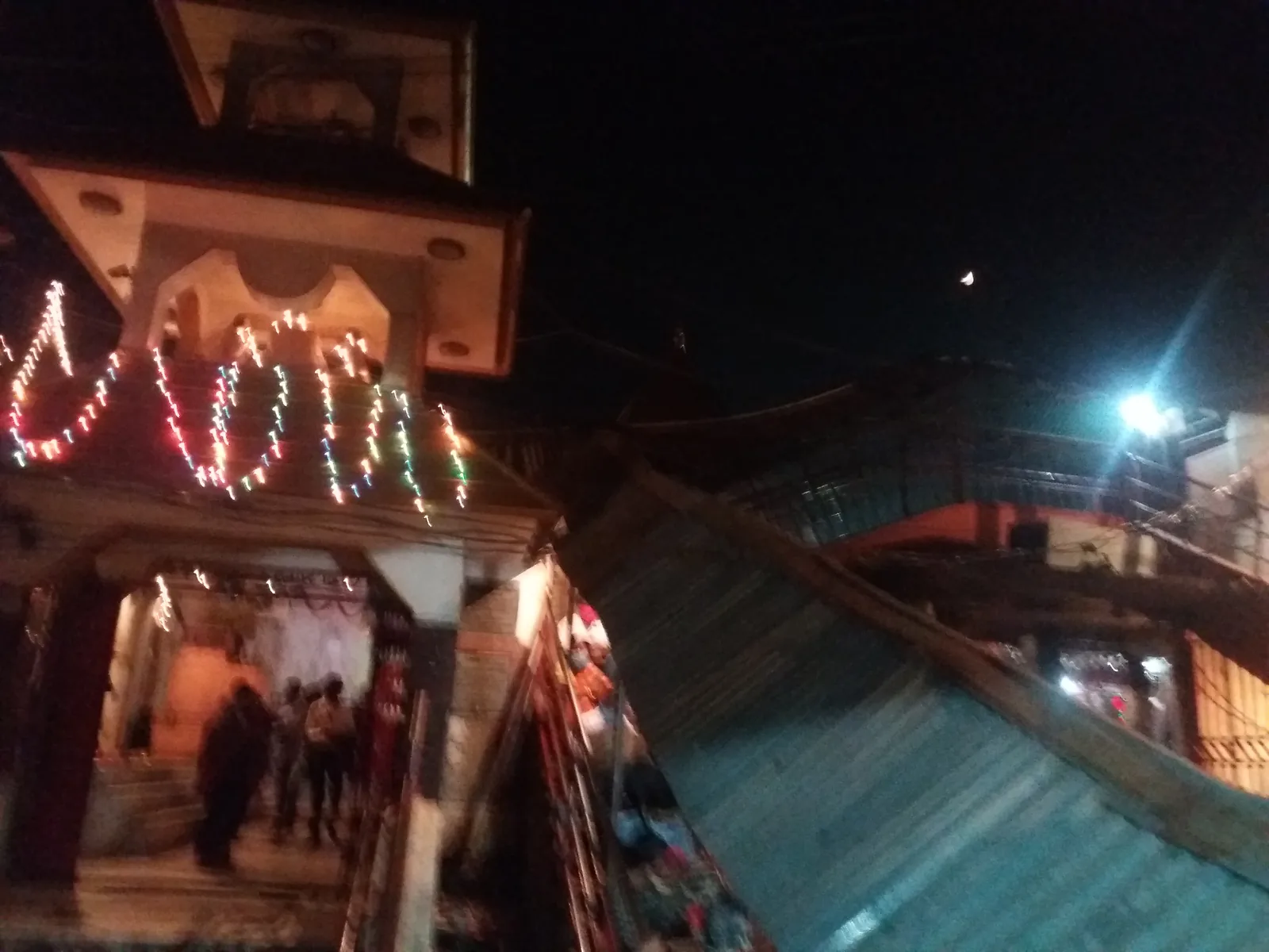 Main Sanctum of Tarapith Temple and Devotee Assembly Hall