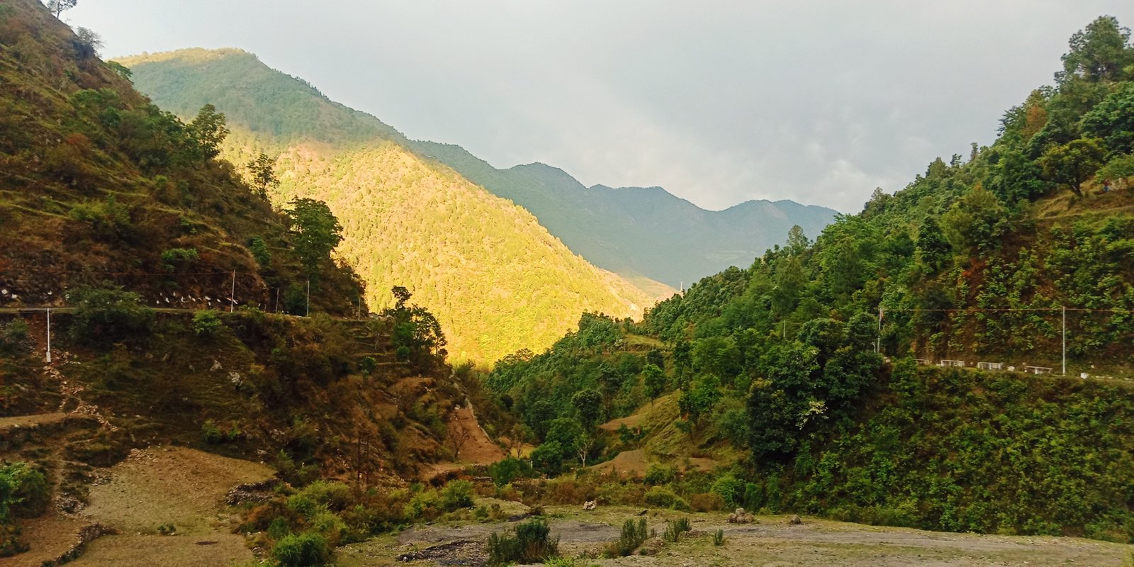 Dunagiri & Dronagiri Mountain Ridge Views, Karnaprayag