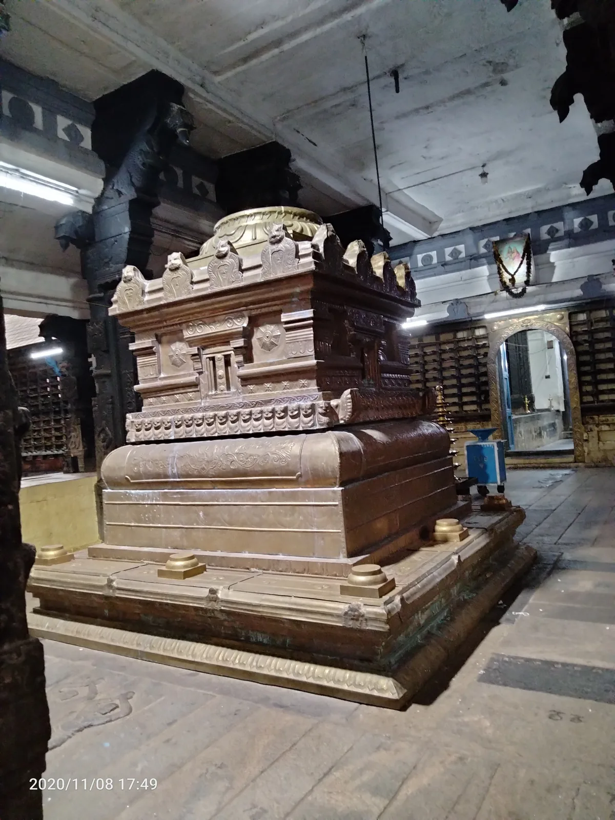 Sacred Temple Corridors and Devotional Chanting Mandapams in Kerala