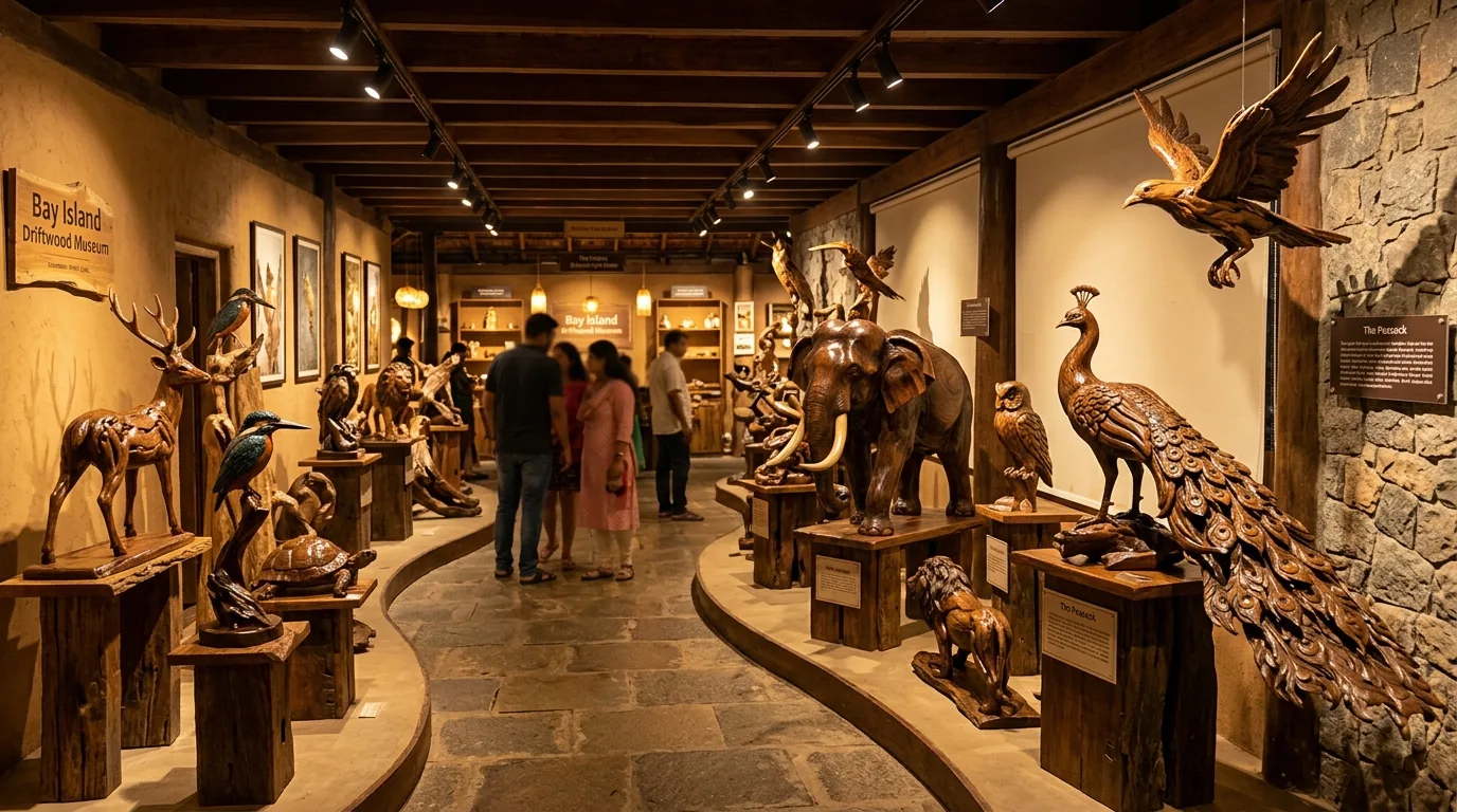 Bay Island Driftwood Museum Kumarakom
