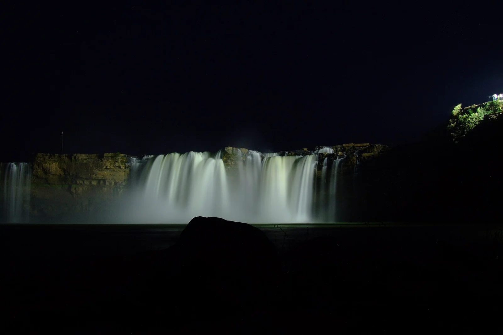 Evening view of Chitrakote Falls in Bastar