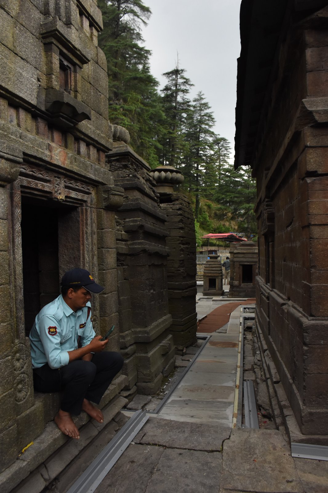 Jageshwar Dham Temple Complex Surrounded by Deodars