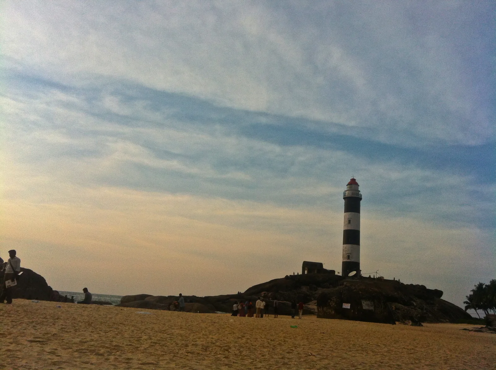 Scenic Clifftop Lighthouses and Coastal Ocean Horizons in Western India