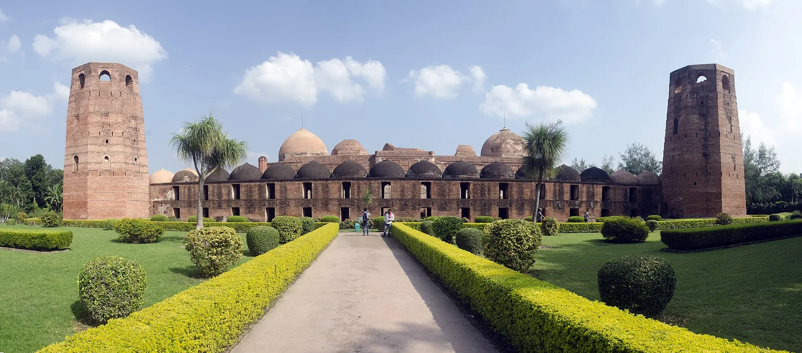 Katra Mosque 1723 CE Five-Domed Nawabi Mosque Octagonal Minarets and Murshid Quli Khan Tomb