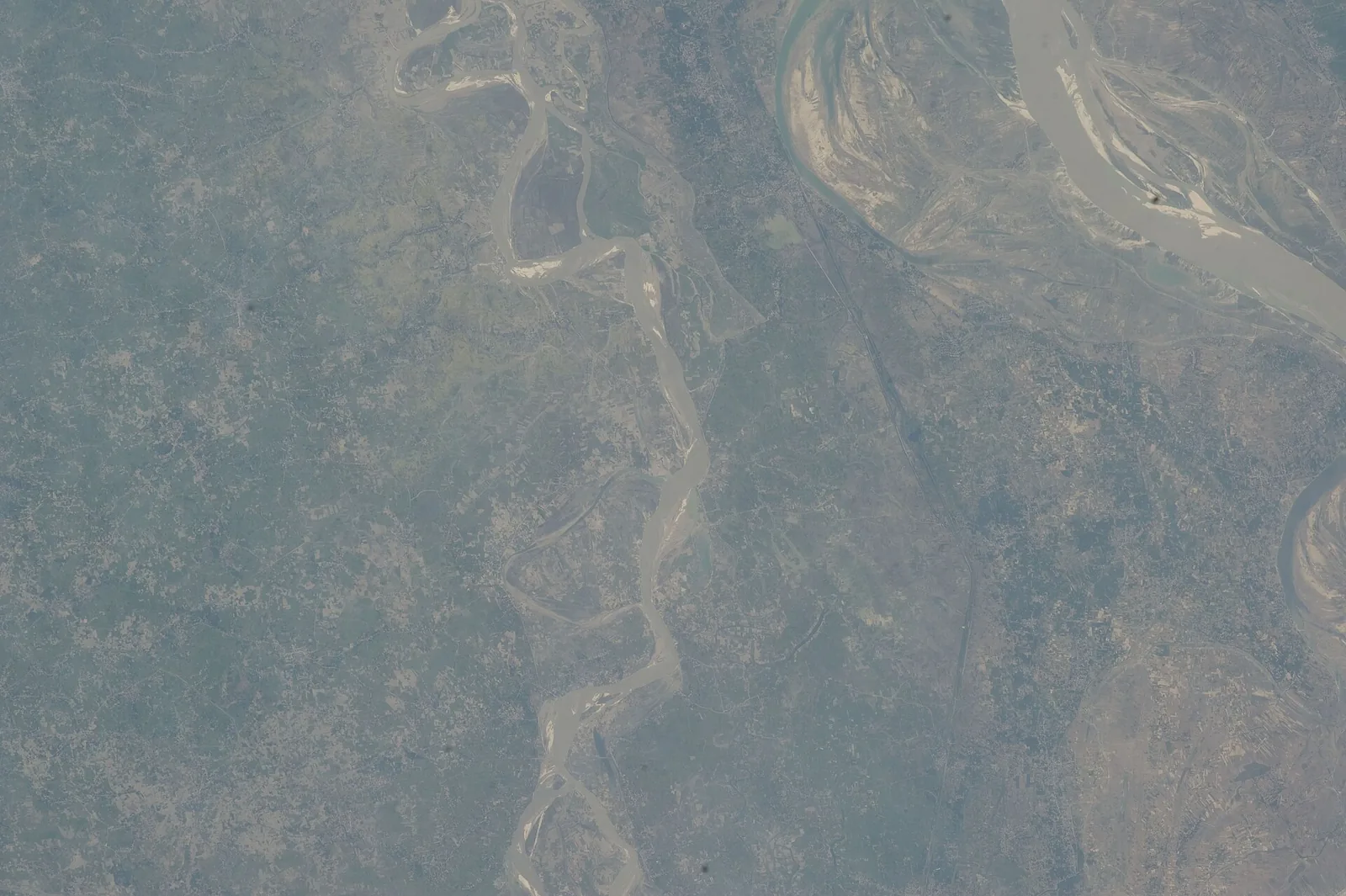 Scenic Kosi River Basin Floodplains and Embankment Wetlands