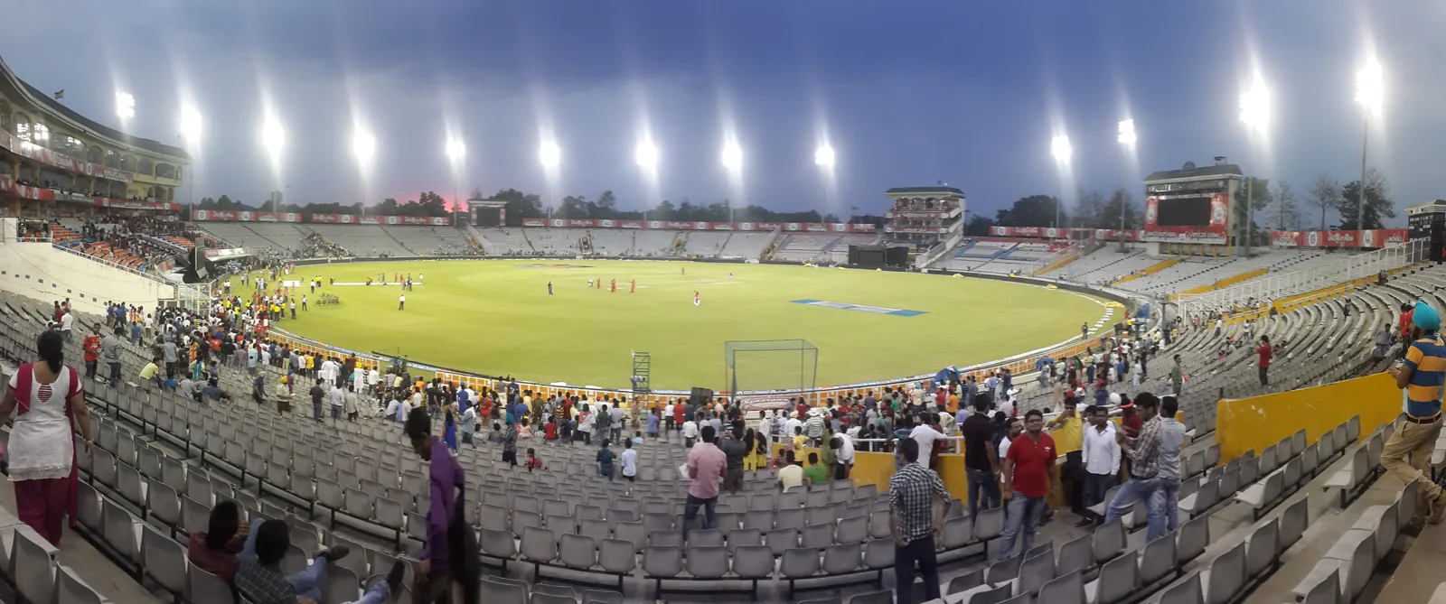 Spectacular Floodlights and Grounds PCA Stadium