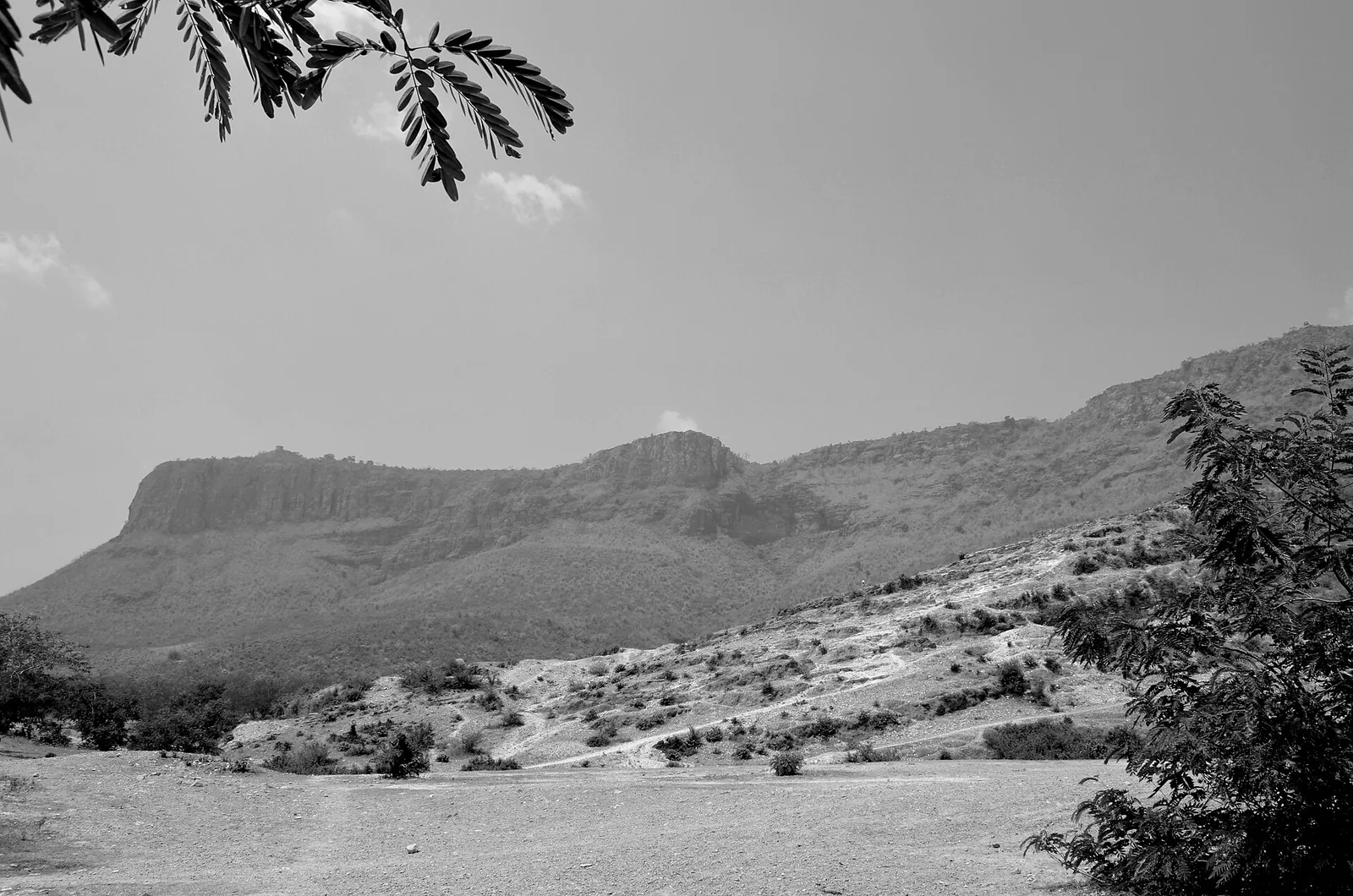 Historic 7th-Century Rohtasgarh Hilltop Fort Citadel and Son River Valley