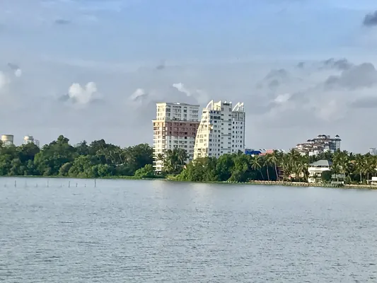 Veeranpuzha lake and Backwaters