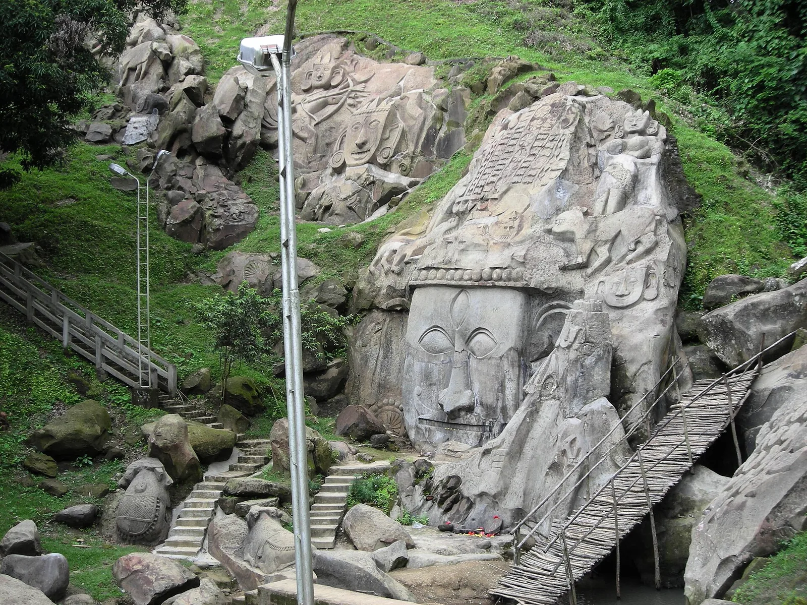 Unakoti Rock Carvings Tripura