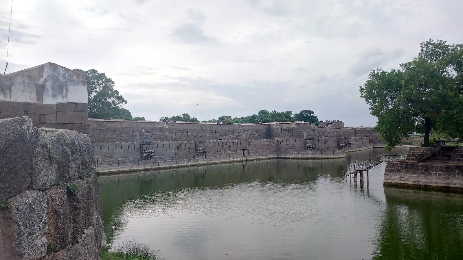 Vellore Fort Stone Ramparts and Ancient Jalakandeswarar Sanctum