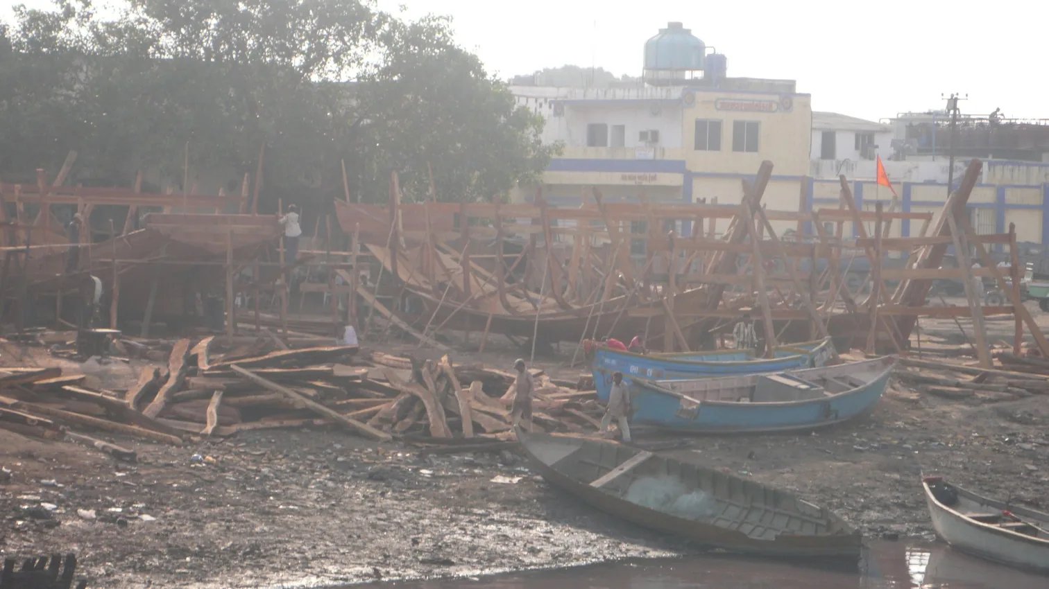 India's Largest Mechanized Fishing Port and Dhow Shipbuilding Yards